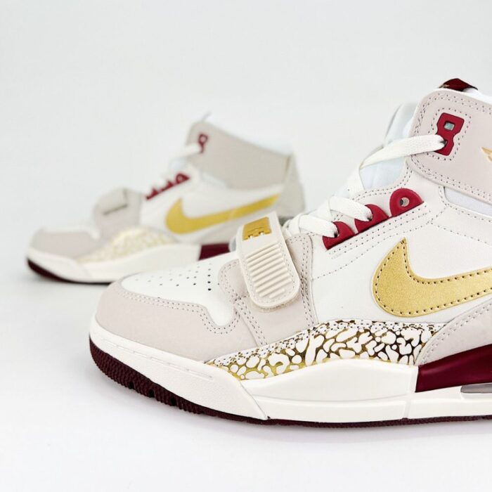 NIKE AIR JORDAN LEGACY 312 YEAR OF THE SNAKE BURGUNDY TINT IB4914 161 - Image 4