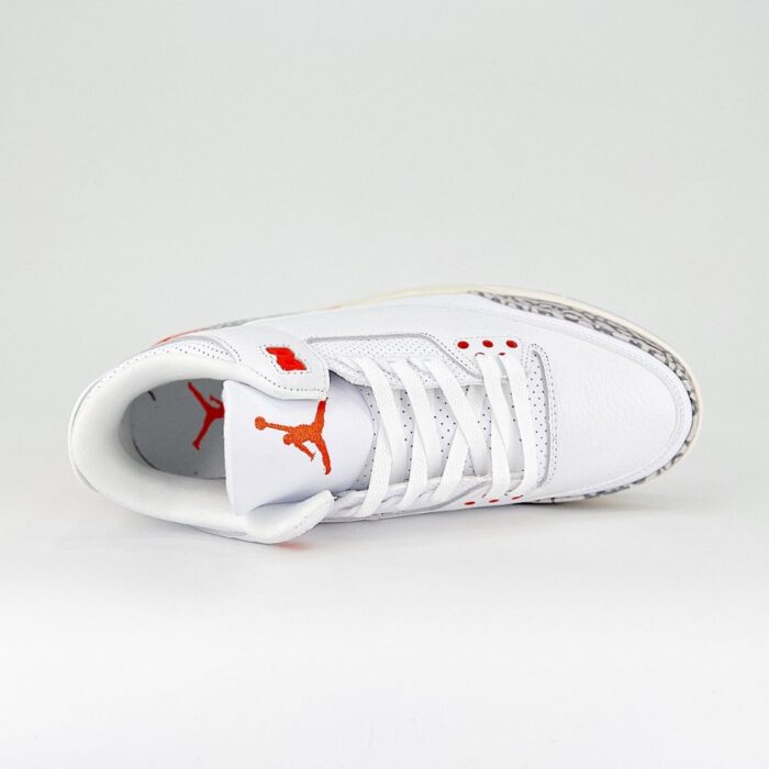 NIKE AIR JORDAN 3 GEORGIA PEACH WHITE SAIL CEMENT GREY COSMIC CLAY CK9246 121 - Image 4
