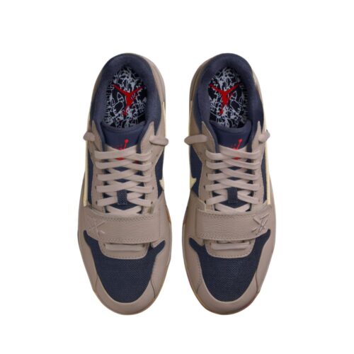 NIKE AIR JORDAN X TRAVIS SCOTT X JUMPMAN JACK TAUPE HAZE GREY AND BROWN FZ8117-204 - Image 4