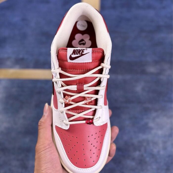 NIKE DUNK LOW VALENTINE’S DAY PINK WHITE HF0736 161 - Image 5