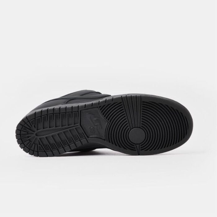 NIKE SB DUNK LOW PRO ISO TRIPLE BLACK FJ1674 001 - Image 5
