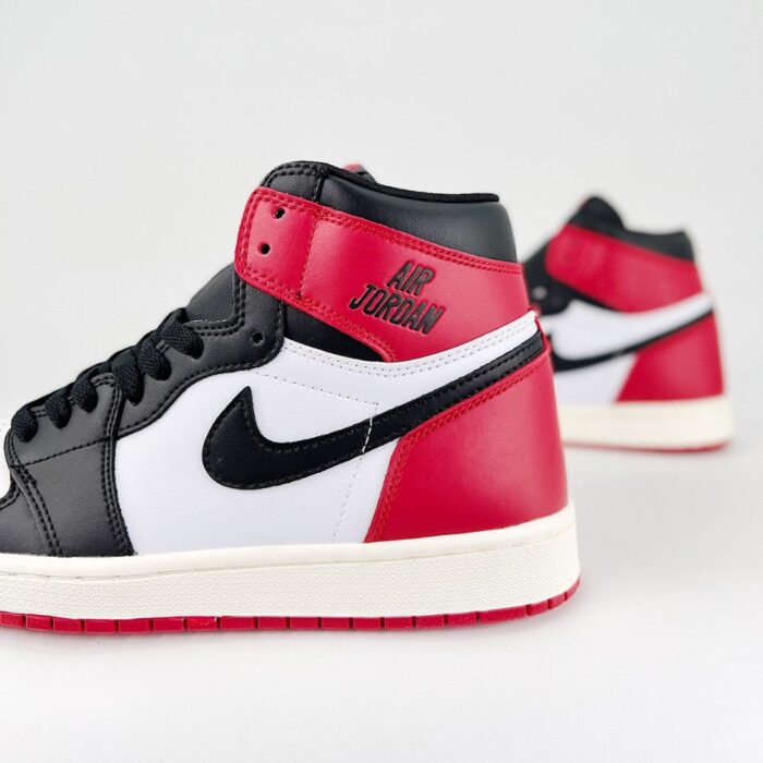 NIKE AIR JORDAN 1 HIGH OG BLACK TOE REIMAGINED BLACK VARSITY RED WHITE DZ5485 106 - Image 4