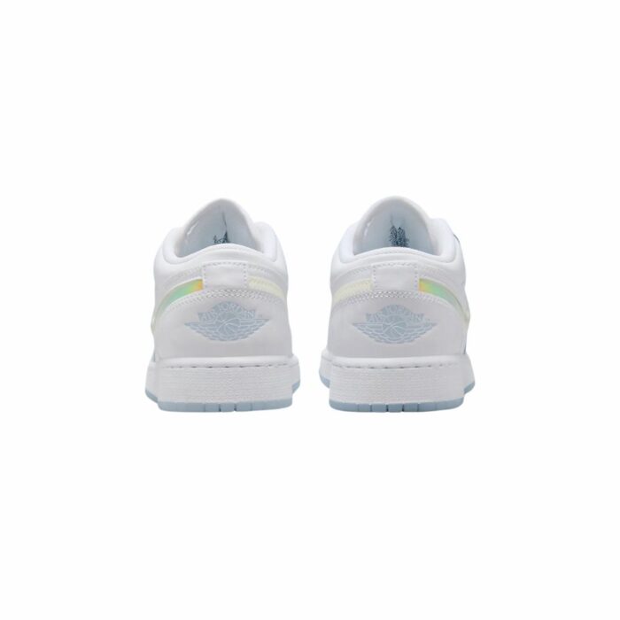 NIKE AIR JORDAN 1 LOW GLITTER SWOOSH FQ9112 100 - Image 4