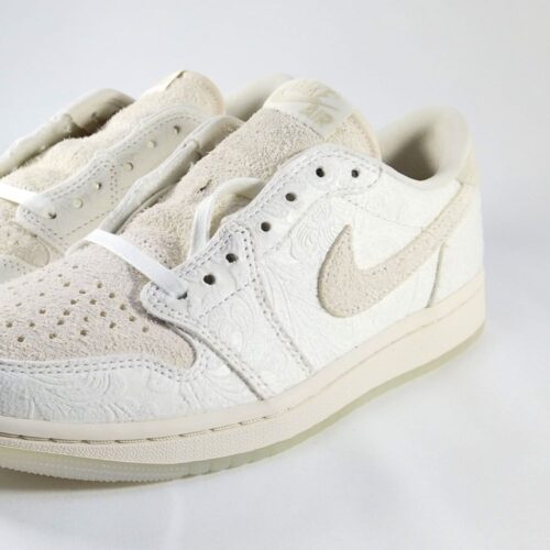 NIKE AIR JORDAN 1 LOW OG X CHRIS PAUL GIVE THEM FLOWERS FZ0455 200 - Image 4