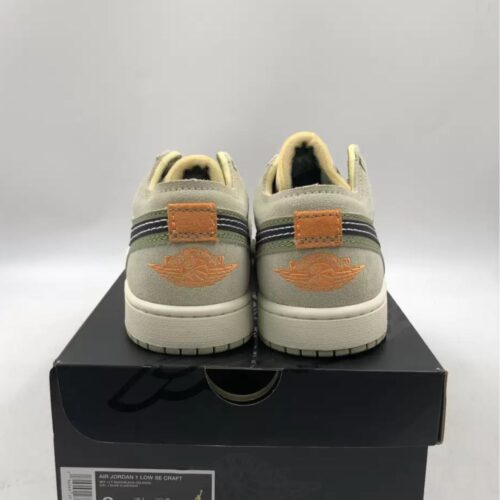 NIKE AIR JORDAN 1 LOWS CRAFT SE LIGHT OLIVE FD6819 300 - Image 4
