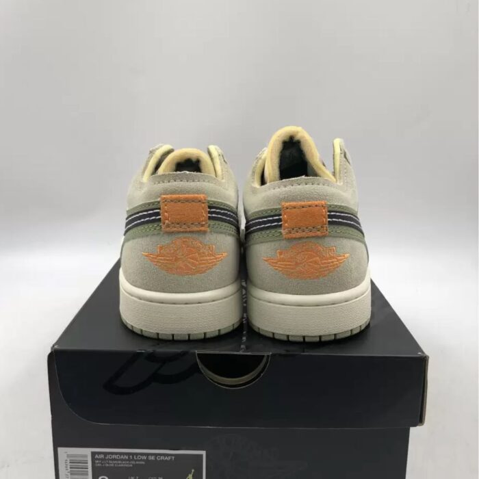 NIKE AIR JORDAN 1 LOWS CRAFT SE LIGHT OLIVE FD6819 300 - Image 4