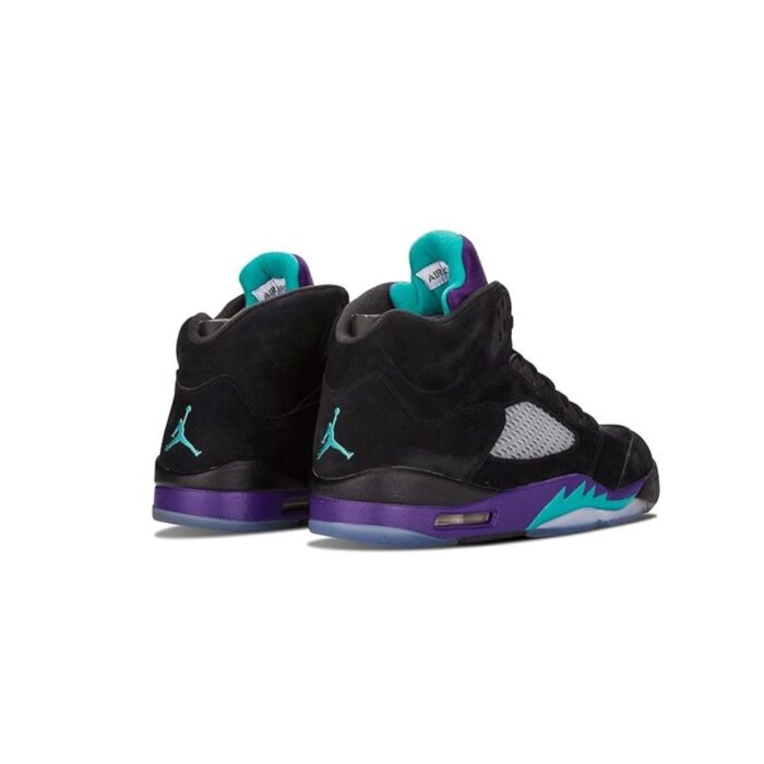 NIKE AIR JORDAN 5 BLACK GRAPE 136027 007 - Image 4