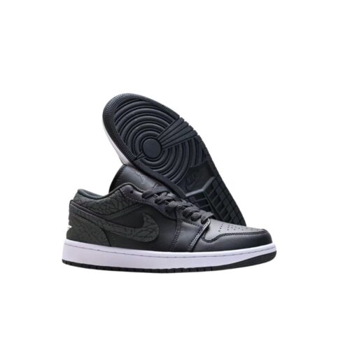 NIKE AIR JORDAN 1 LOW SE BLACK ELEPHANT FB9907 001 - Image 4
