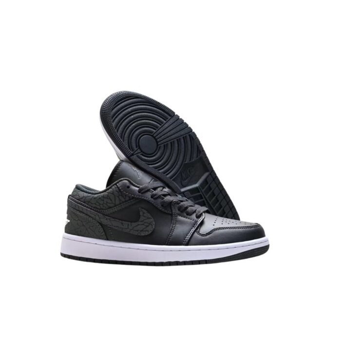 NIKE AIR JORDAN 1 LOW SE BLACK ELEPHANT FB9907 001 - Image 4