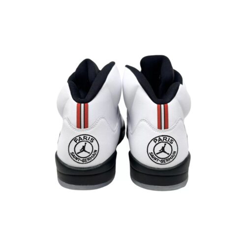 NIKE AIR JORDAN 5 RETRO PARIS SAINT GERMAIN WHITE FA18 MNJDLS 735 - Image 4