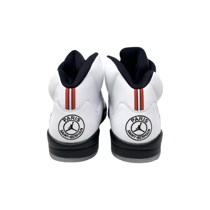 NIKE AIR JORDAN 5 RETRO PARIS SAINT GERMAIN WHITE FA18 MNJDLS 735 - Image 4
