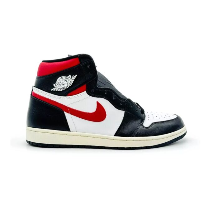 NIKE AIR JORDAN 1 RETRO HIGH BLACK GYM RED 555088 061 - Image 4