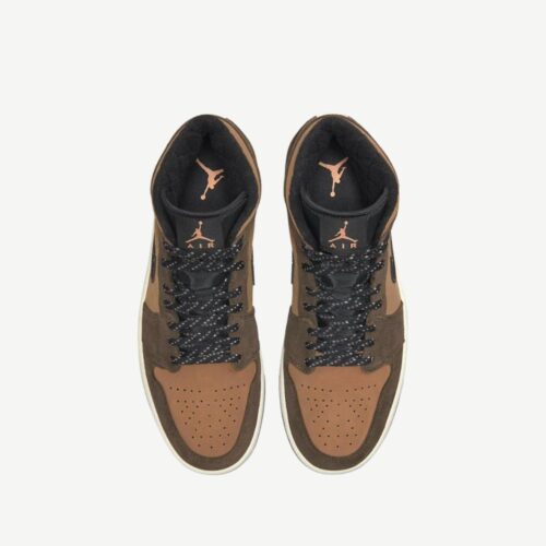 NIKE AIR JORDAN 1 MID SE EARTH TONE DC7294 200 - Image 4