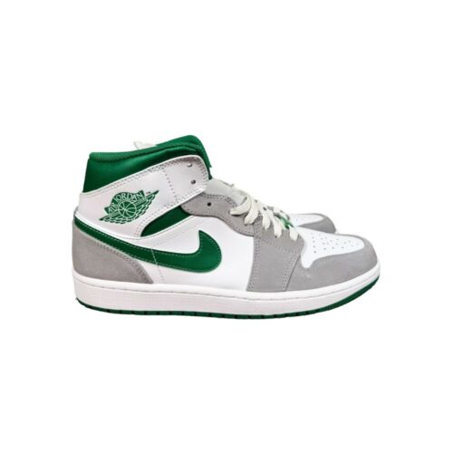 NIKE AIR JORDAN 1 MID SE GREY GREEN DC7294 103 - Image 4