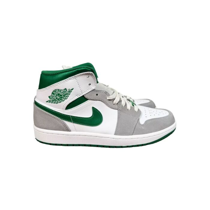 NIKE AIR JORDAN 1 MID SE GREY GREEN DC7294 103 - Image 4