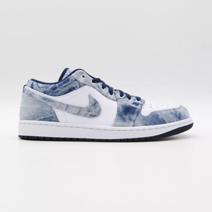 NIKE AIR JORDAN 1 LOW SE WASHED DENIM CZ8455 100 - Image 4