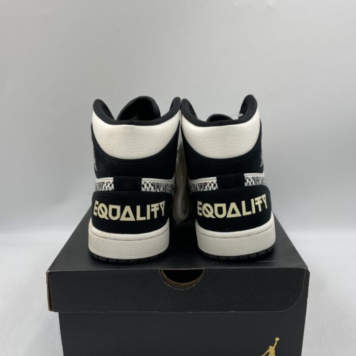 NIKE AIR JORDAN 1 MID EQUALITY 2019 852542 010 - Image 4
