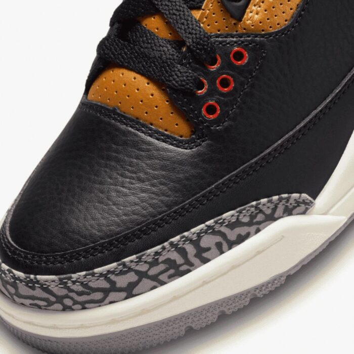 NIKE AIR JORDAN 3 BLACK GOLD CK9246 067 - Image 4