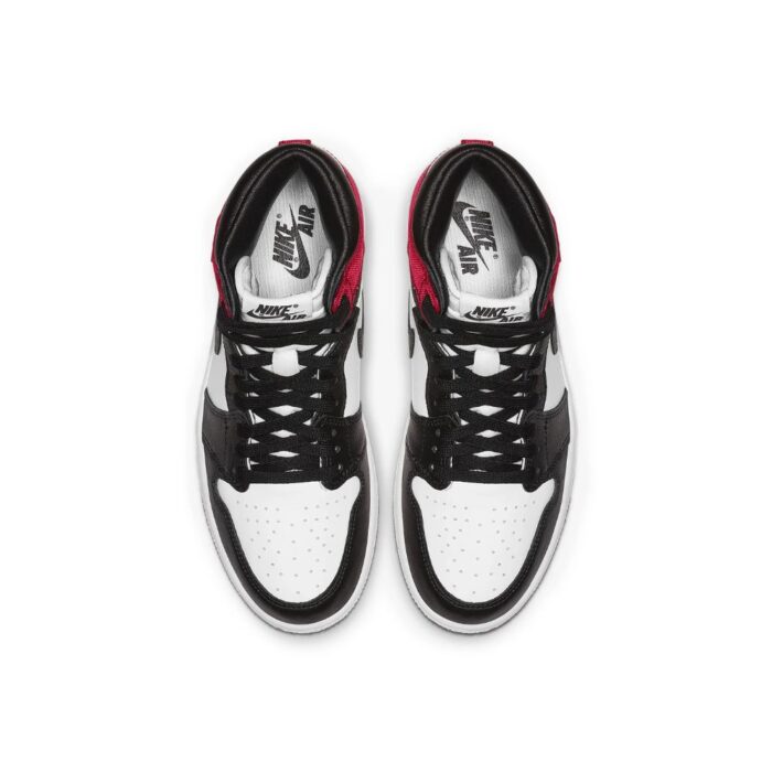 NIKE AIR JORDAN 1 RETRO HIGH SATIN BLACK TOE CD0461 016 - Image 4