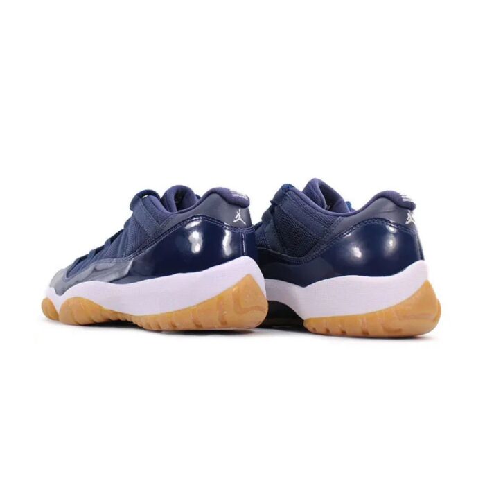 NIKE AIR JORDAN 11 RETRO LOW NAVY GUM 528895 405 - Image 4