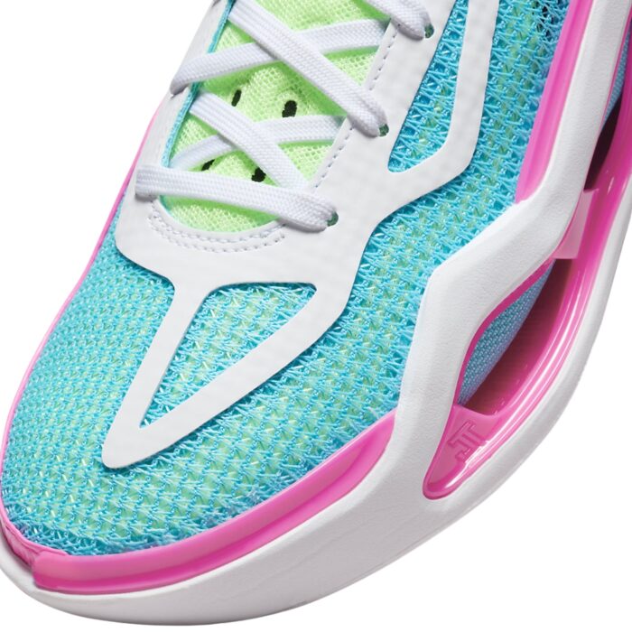NIKE AIR JORDAN TATUM 1 WAVE RUNNER LAGOON PULSE PINK BLAST PSYCHIC PURPLE WHITE LIME GLOW BLACK FV0169 400 - Image 4