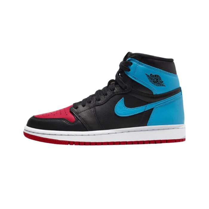NIKE AIR JORDAN 1 RETRO HIGH NC TO CHI BLACK DARK POWDER BLUE GYM RED CD0461 046 - Image 2