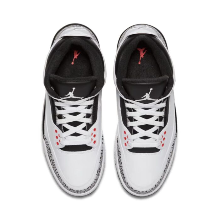 NIKE AIR JORDAN 3 INFRARED 23 WHITE CEMENT GREY INFRARED 136064 123 - Image 3