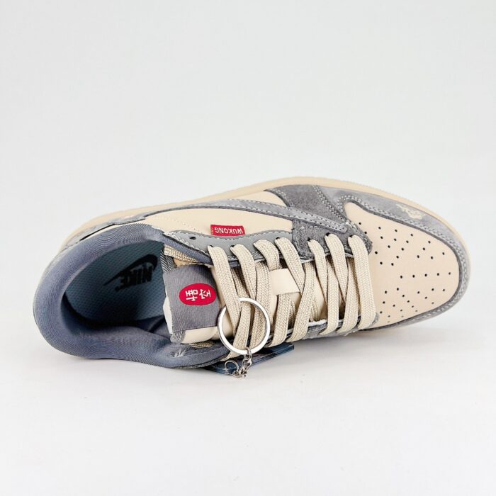NIKE AIR JORDAN 1 LOW X TRAVIS SCOTT OG SP MYTH WUKONG GREY CREAM CH6336 013 - Image 4