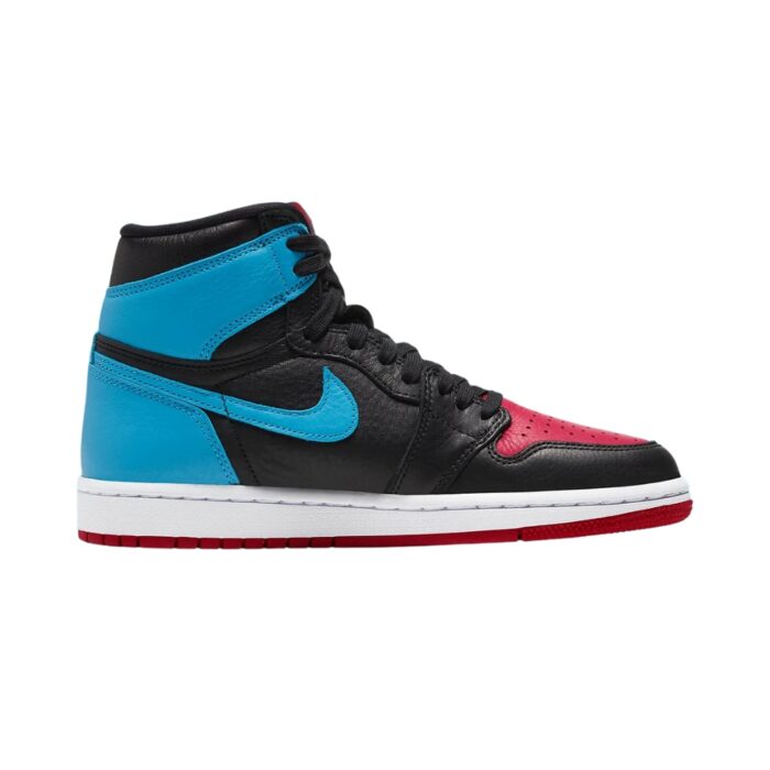 NIKE AIR JORDAN 1 RETRO HIGH NC TO CHI BLACK DARK POWDER BLUE GYM RED CD0461 046 - Image 3