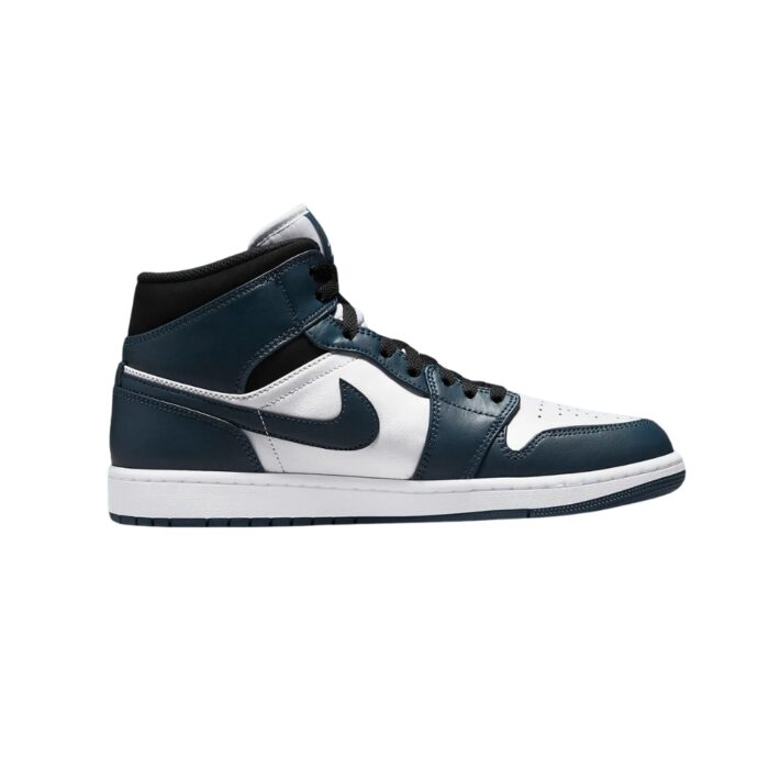 NIKE AIR JORDAN 1 MID ARMORY NAVY BLUE BLACK WHITE 554724 411 - Image 3