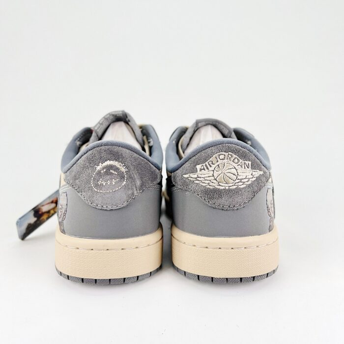 NIKE AIR JORDAN 1 LOW X TRAVIS SCOTT OG SP MYTH WUKONG GREY CREAM CH6336 013 - Image 5