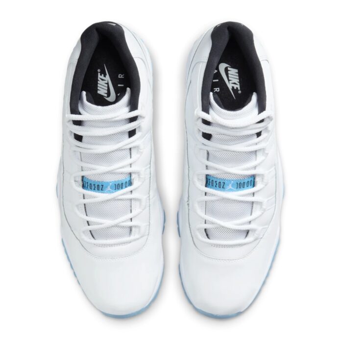NIKE AIR JORDAN 11 LEGEND BLUE COLUMBIA WHITE LEGEND BLUE BLACK CT8012 104 - Image 3