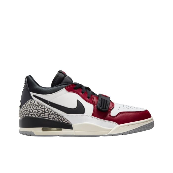 NIKE JORDAN LEGACY 312 LOW CHICAGO SUMMIT WHITE VARSITY RED SAIL BLACK CD7069 106 - Image 2
