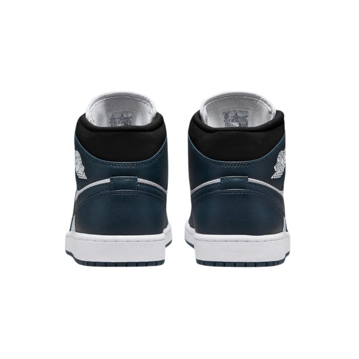 NIKE AIR JORDAN 1 MID ARMORY NAVY BLUE BLACK WHITE 554724 411 - Image 5