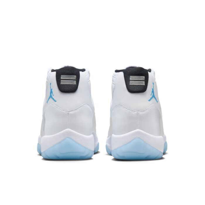 NIKE AIR JORDAN 11 LEGEND BLUE COLUMBIA WHITE LEGEND BLUE BLACK CT8012 104 - Image 5