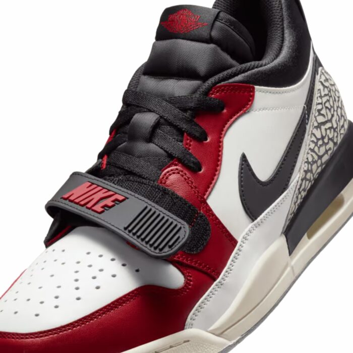 NIKE JORDAN LEGACY 312 LOW CHICAGO SUMMIT WHITE VARSITY RED SAIL BLACK CD7069 106 - Image 3