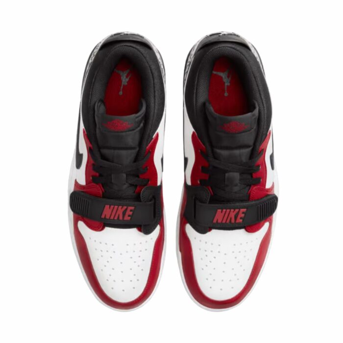 NIKE JORDAN LEGACY 312 LOW CHICAGO SUMMIT WHITE VARSITY RED SAIL BLACK CD7069 106 - Image 4