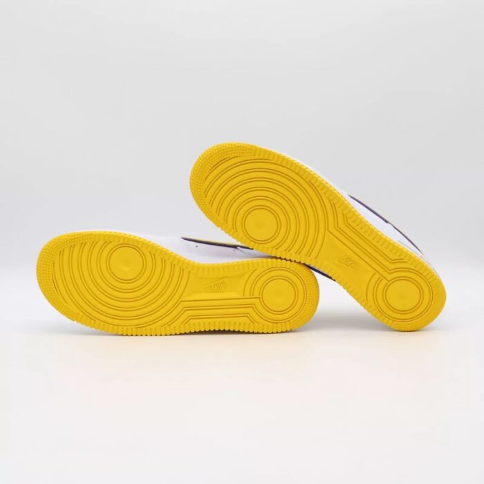 NIKE KOBE BRYANT X AIR FORCE 1 LOW LAKERS HOME VARSITY MAIZE FZ1151 100 - Image 6