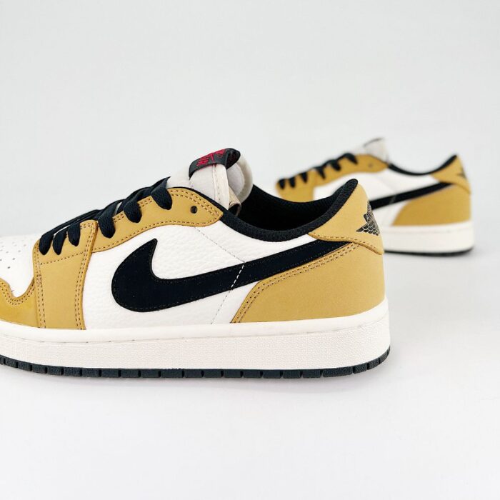 NIKE AIR JORDAN 1 LOW OG ROOKIE OF THE YEAR YELLOW WHITE CZ0790 107 - Image 7