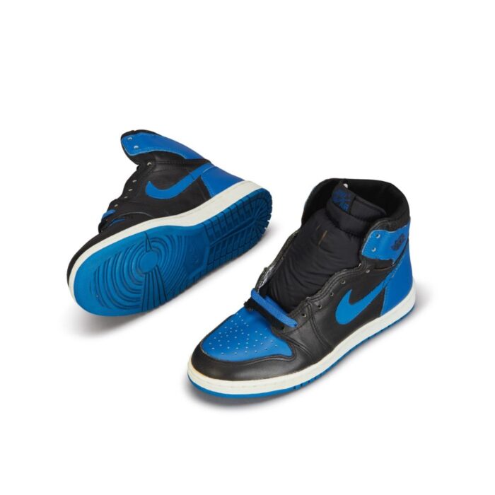 NIKE AIR JORDAN 1 HIGH 85 ROYAL BLACK BLUE - Image 3