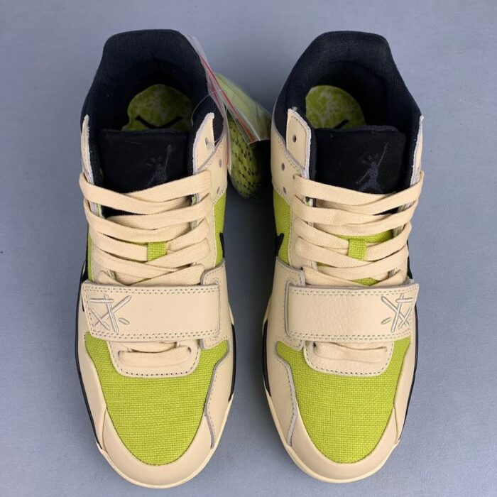NIKE AIR JORDAN JUMPMAN JACK BRIGHT CACTUS X TRAVIS SCOTT MUSLIN BLACK BRIGHT CACTUS FZ8117 102 - Image 6