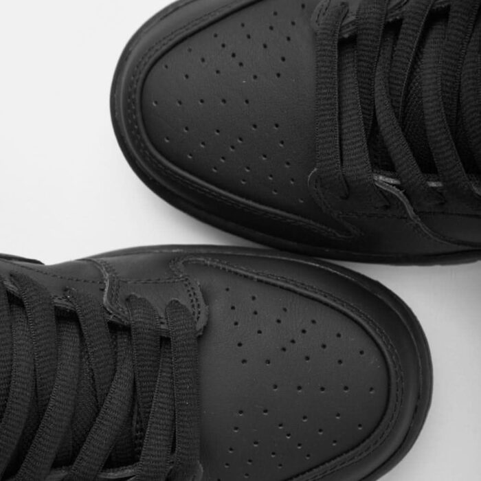 NIKE SB DUNK LOW PRO ISO TRIPLE BLACK FJ1674 001 - Image 6
