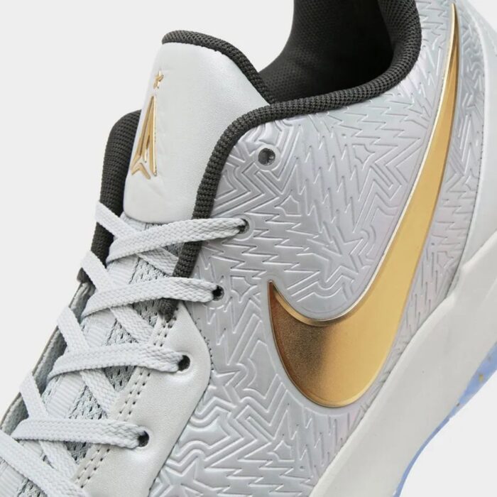 NIKE JA MORANT 2 CHRISTMAS LIGHT SILVER AND IRON GREY FV6070 002 - Image 7