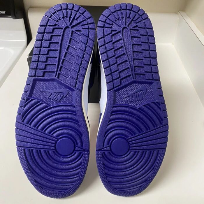 NIKE AIR JORDAN 1 MID DEEP ROYAL BLUE BLACK 852542 400 - Image 5