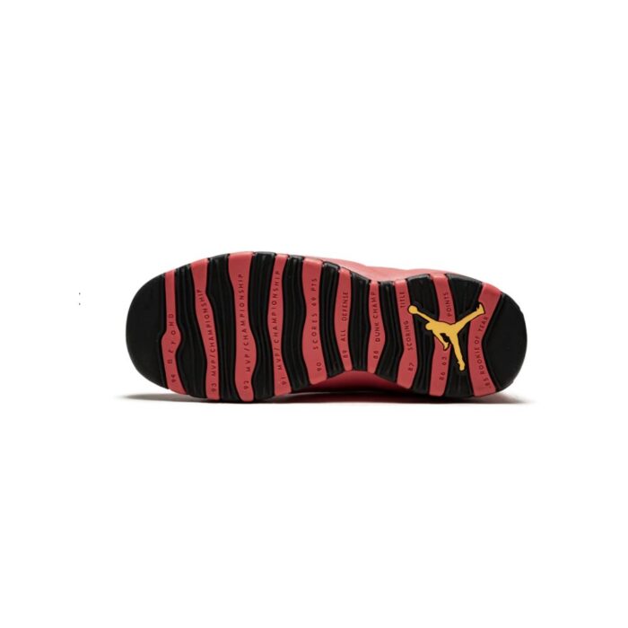 NIKE AIR JORDAN 10 RETRO FUSION RED 487211 605 - Image 5