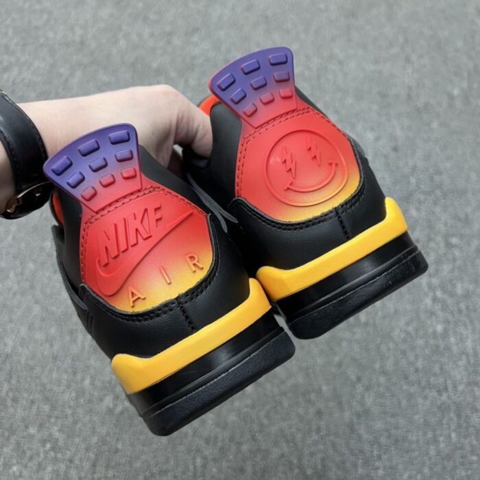 NIKE AIR JORDAN 4 X J BALVIN GRADIENT RAINBOW AQ0344 001 - Image 3