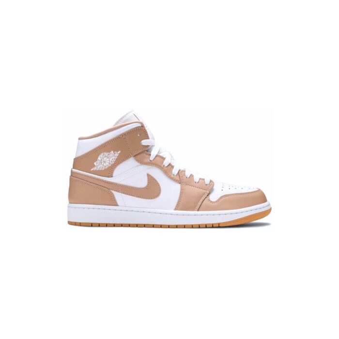 NIKE AIR JORDAN 1 MID TAN GUM 554724 271 - Image 2