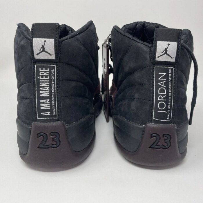 NIKE AIR JORDAN 12 RETRO X A MA MANIERE BLACK DV6989 001 - Image 5