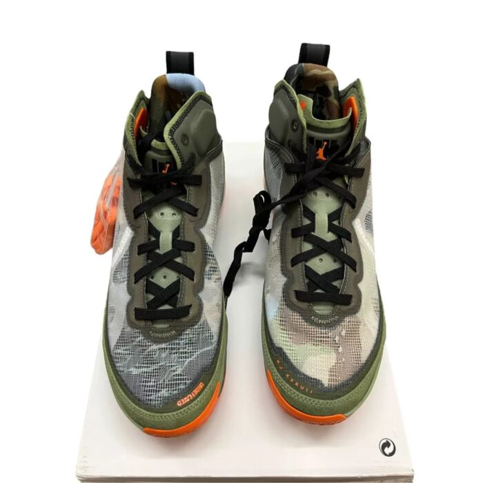 NIKE AIR JORDAN 37 COLLAB UNDEFEATED MILITARY GREEN DV6255 300 - Image 5