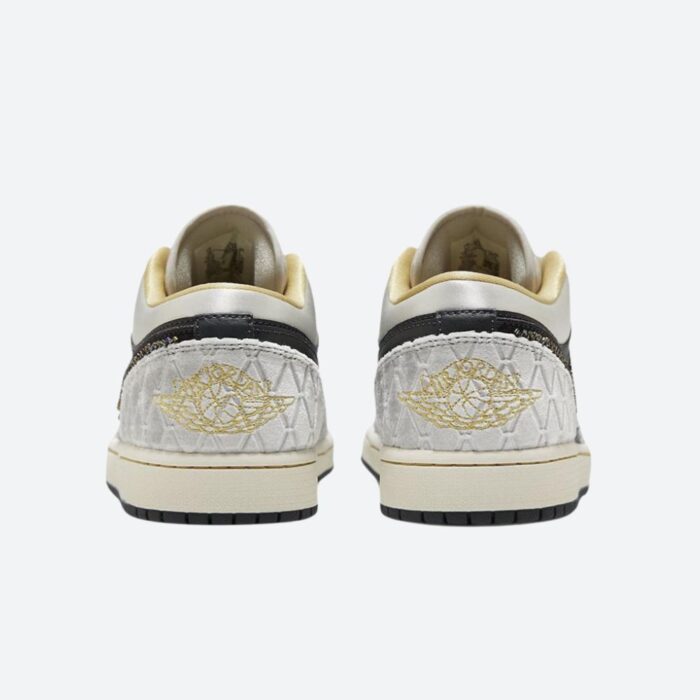 NIKE AIR JORDAN 1 LOW BEADED SWOOSH DV1762 001 - Image 5